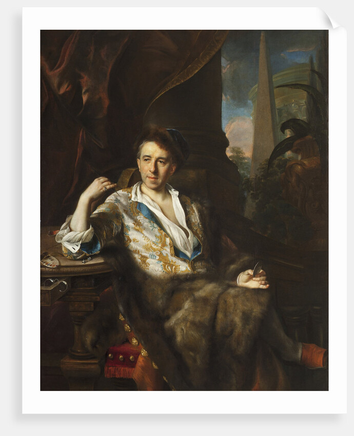 Portrait of the Painter Charles Bruni, 1709 by Anonymous