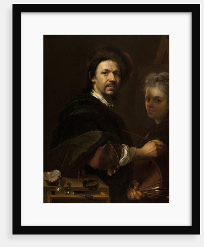 Self-Portrait with Wife, 1711 by Anonymous