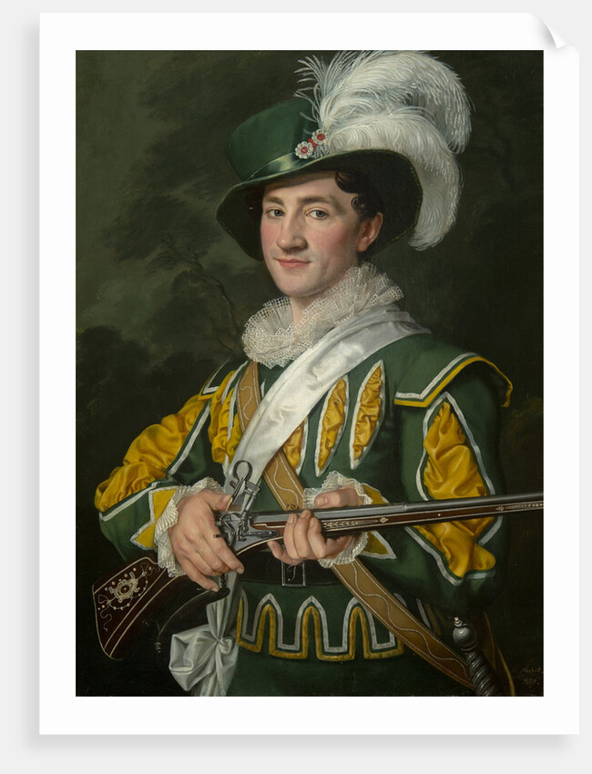 Alois Jelen as Max in the opera Der Freischütz by Carl Maria von Weber, 1826 by Anonymous