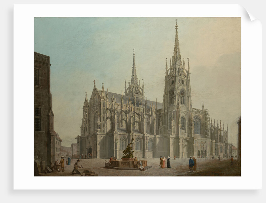 The Cathedral of Saint Vitus in Prague, 1814 by Anonymous