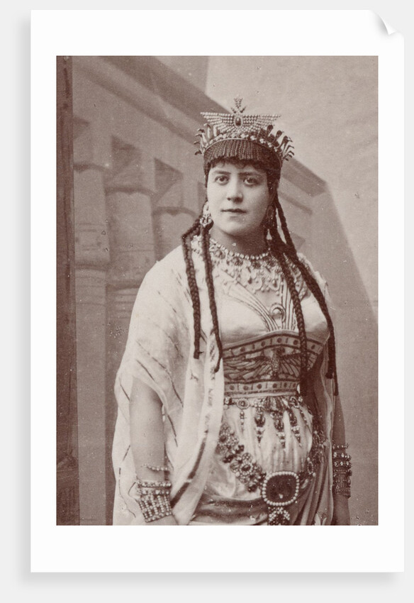 Rosine Bloch in opera Aida by Giuseppe Verdi, Paris, Théâtre national de lOpéra, 22.03 by Anonymous