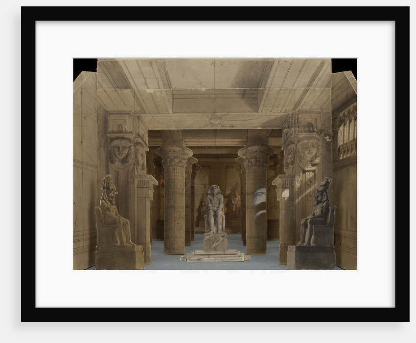 Set design for the Opera Aida by Giuseppe Verdi, Paris, Théâtre national de lOpéra, 22.03.1880, 188 by Anonymous