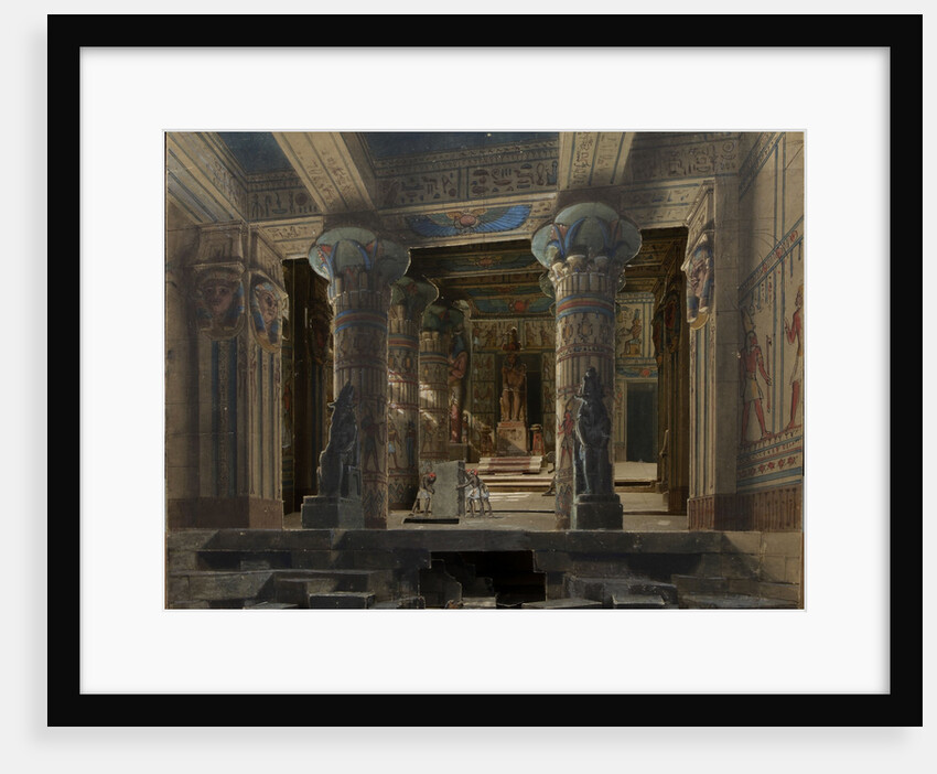 Set design for the Opera Aida by Giuseppe Verdi, Paris, Théâtre national de lOpéra, 22.03.1880, 188 by Anonymous