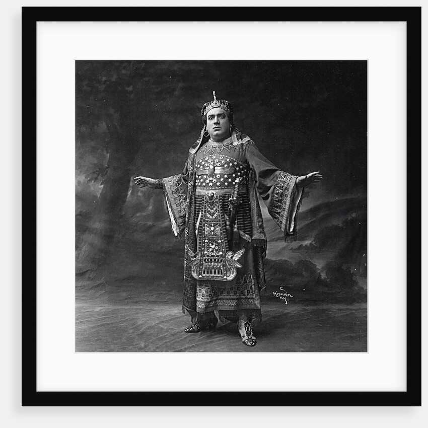 Enrico Caruso as Radamès in Opera Aida by Giuseppe Verdi, 1910 by Anonymous