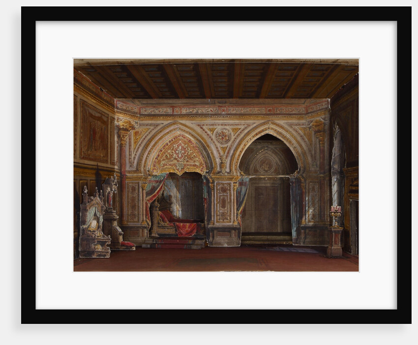Set design for the Opera Otello by Giuseppe Verdi, Paris, Théâtre national de lOpéra, 12.10.1894, 1 by Anonymous
