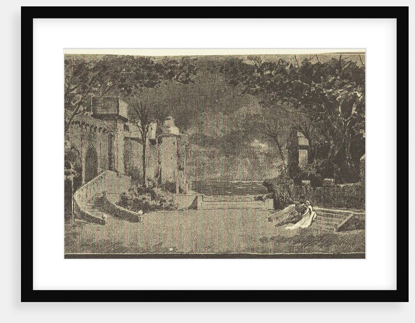 Opera Otello by Giuseppe Verdi at the Mariinsky Theatre in Saint Petersburg, November 26, 1887, 1887 by Anonymous