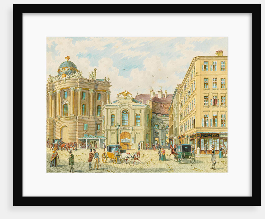 The old Burgtheater in Vienna, Early 1900s by Anonymous