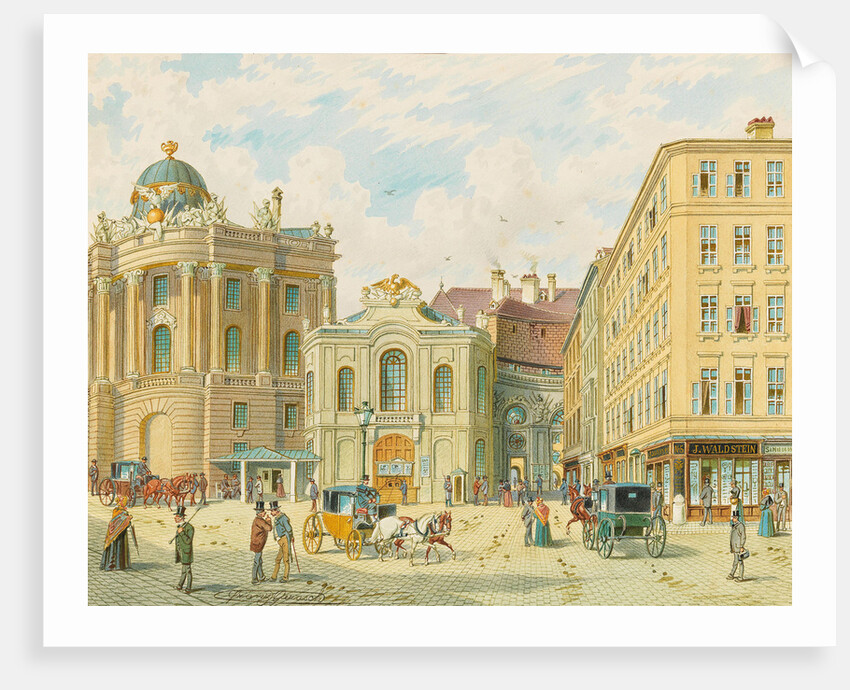 The old Burgtheater in Vienna, Early 1900s by Anonymous