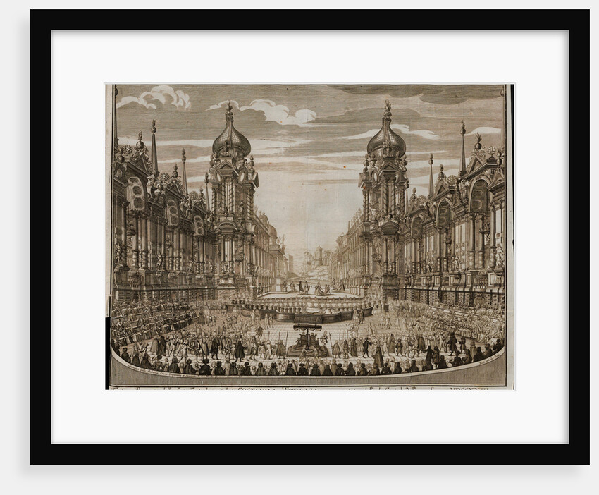 Opera Costanza e fortezza in the Prague Castle on August 28, 1723 to celebrate the coronation of Cha by Anonymous