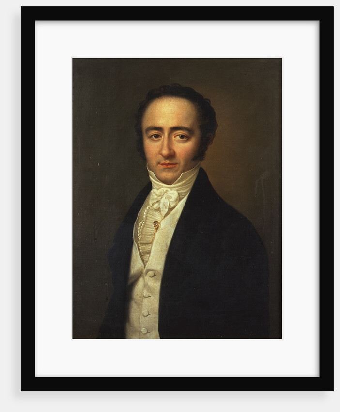 Portrait of Franz Xavier Wolfgang Mozart, 1825 by Anonymous