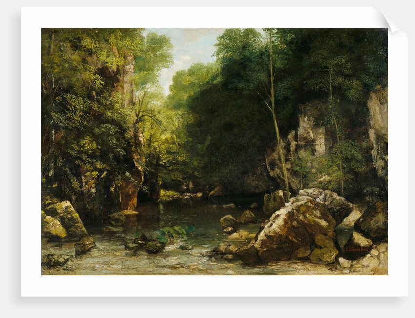 The Black Stream (Le ruisseau noir), 1865 by Anonymous