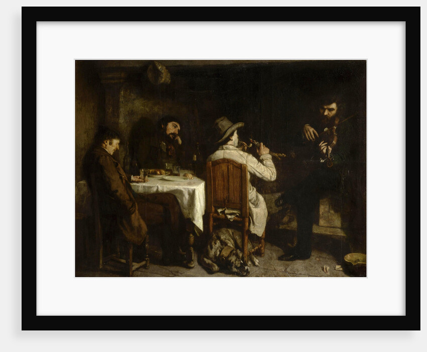 Afternoon in Ornans (Une après-Dinée à Ornans), 1849 by Anonymous