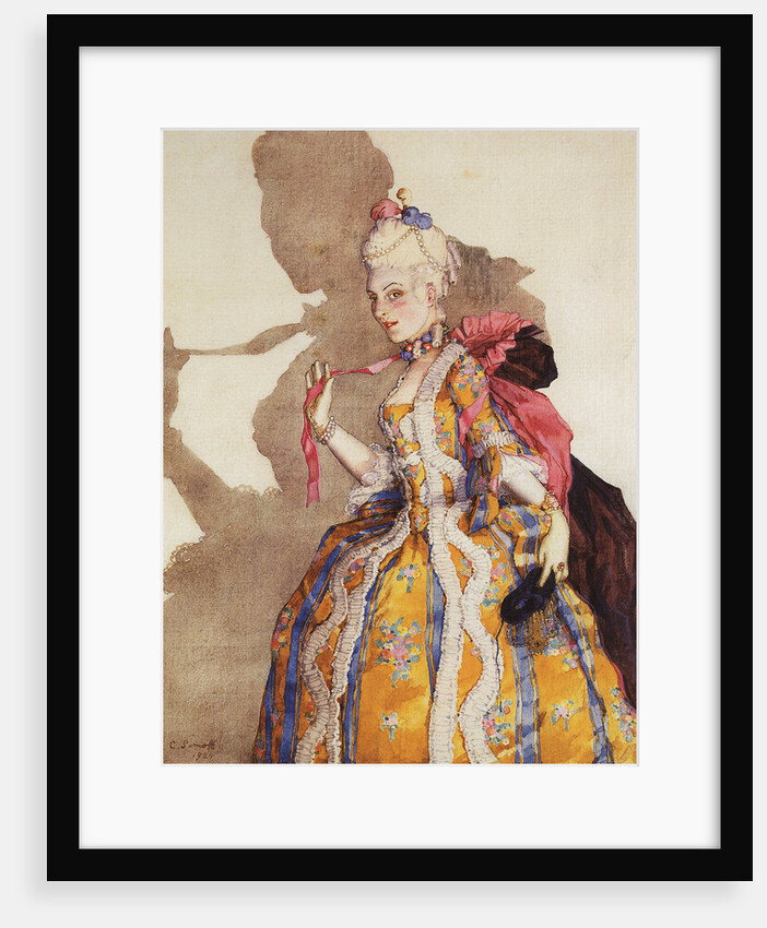 Costume design for Tamara Karsavina as Marquise by Anonymous