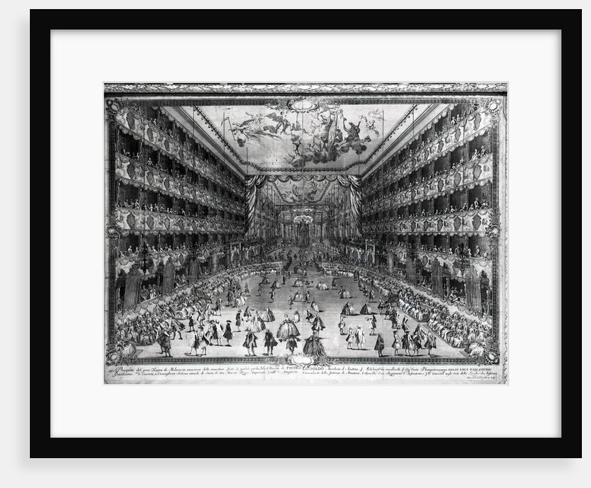 Teatro Regio Ducale, 1742 by Anonymous