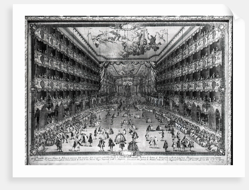 Teatro Regio Ducale, 1742 by Anonymous