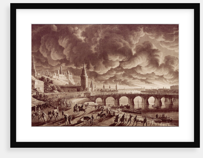 The Fire of Moscow, 1812, 1813 by Anonymous