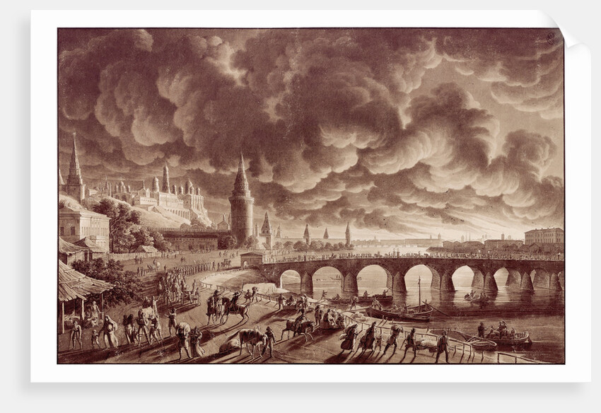 The Fire of Moscow, 1812, 1813 by Anonymous