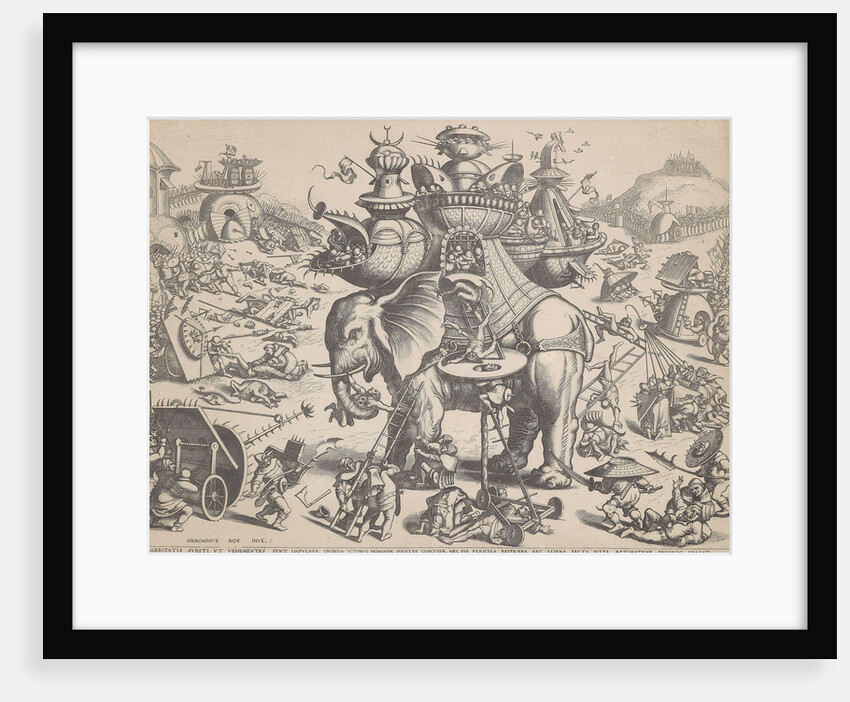The Siege of an Elephant, c. 1550 by Anonymous