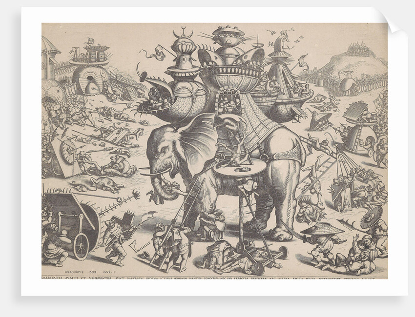 The Siege of an Elephant, c. 1550 by Anonymous