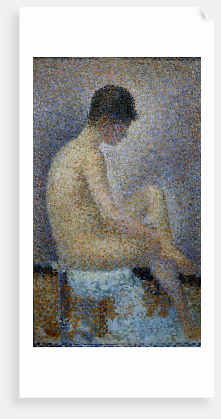 Model in profile, 1887 by Anonymous