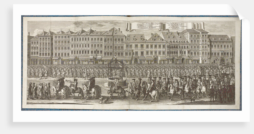 The Oath of Allegiance to Charles VI, as Count of Styria on 6 July 1728, 1740 by Anonymous