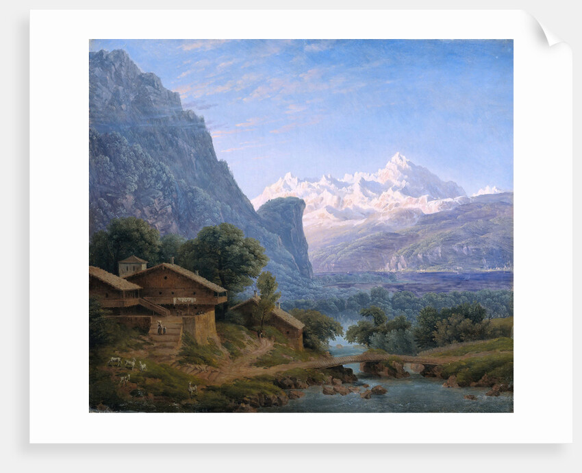 View of Mont Blanc, 1813 by Anonymous