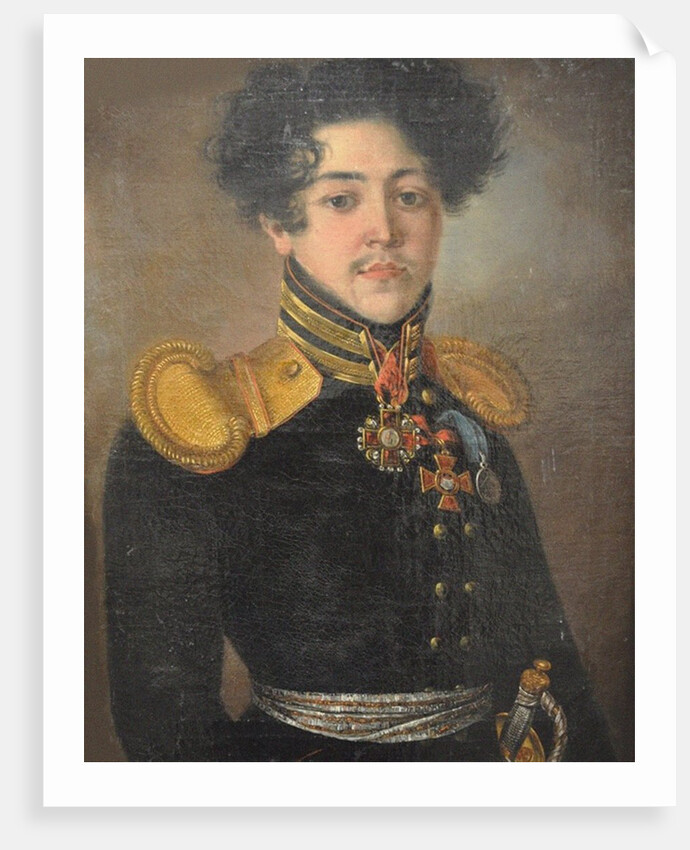 Portrait of Vasily Sergeevich Norov, First half of the 19th cent by Anonymous