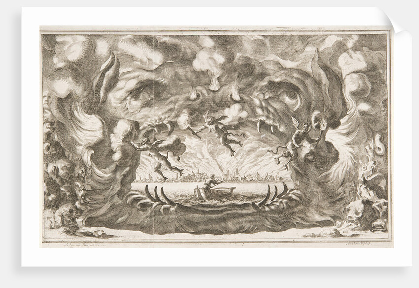 Scene from the opera Il pomo doro (The Golden Apple) of A. Cesti to the wedding of Leopold I and Ma by Anonymous