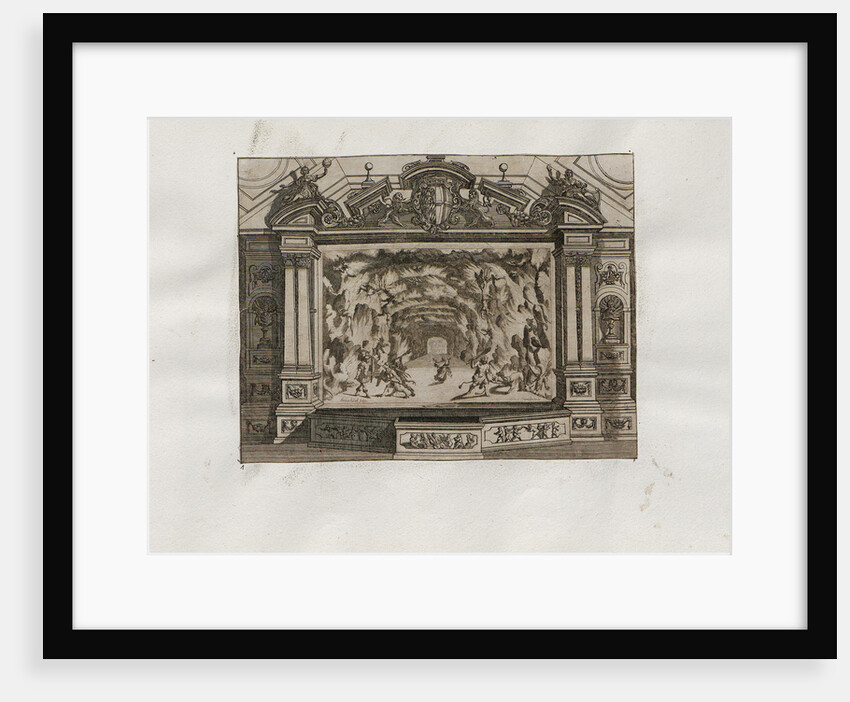 Caves of the Underworld. Opera Fedra incoronata by J. C. Kerll on 24 September 1662 in Munich, 16 by Anonymous