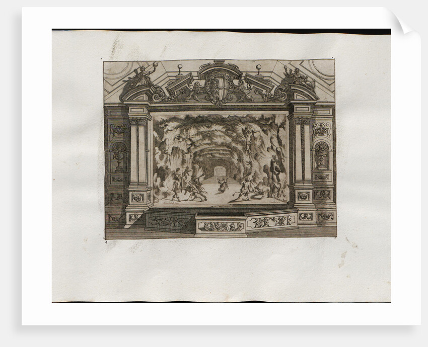 Caves of the Underworld. Opera Fedra incoronata by J. C. Kerll on 24 September 1662 in Munich, 16 by Anonymous