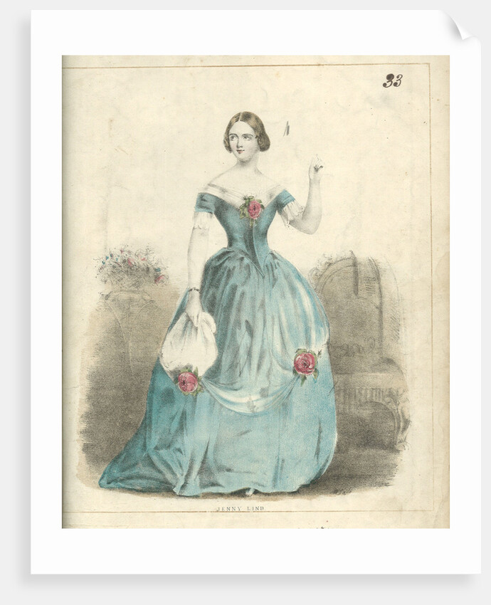 Portrait of the Soprano Jenny Lind, 1840-1842 by Anonymous