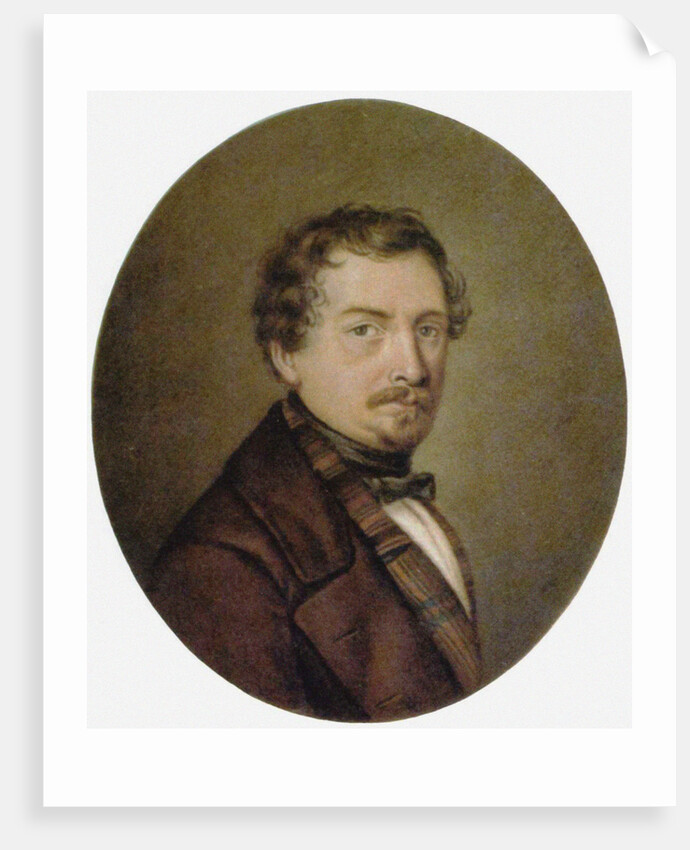 Portrait of the librettist Salvatore Cammarano, by Anonymous