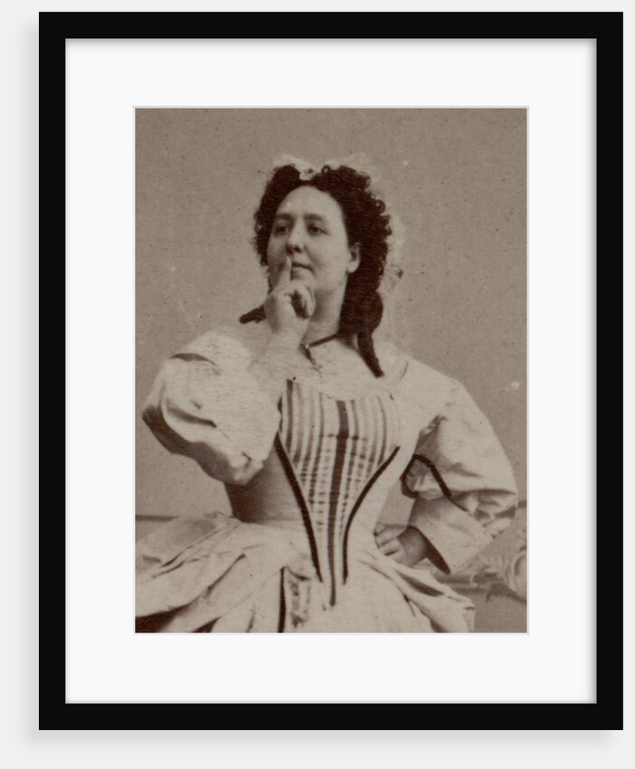 Rosina Penco as Leonora in Opera Il trovatore by Giuseppe Verdi, Teatro Apollo, Rome, 19 by Anonymous