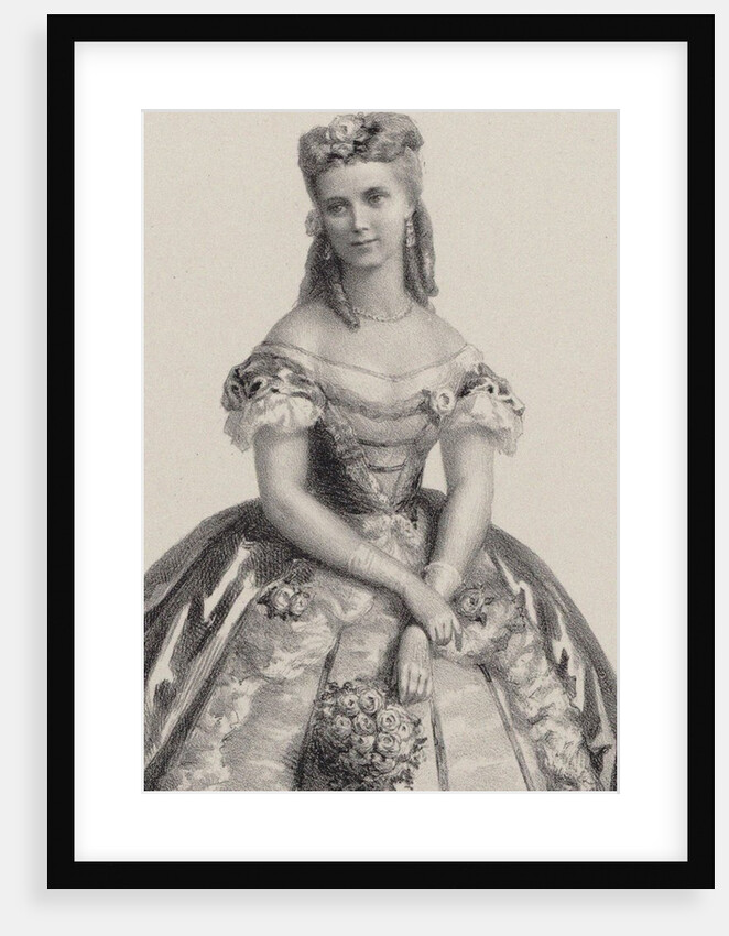 Christine Nilsson as Violetta in Opera La Traviata by Giuseppe Verdi, 1864 by Anonymous