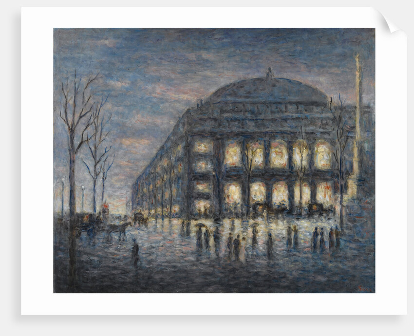 The Place du Châtelet in Paris, c. 1900 by Anonymous