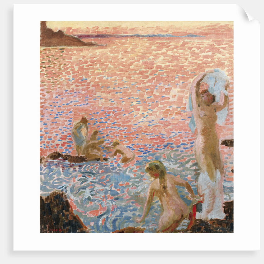 Bathers at Dusk (Baigneuses au Crépuscule), 1912 by Anonymous