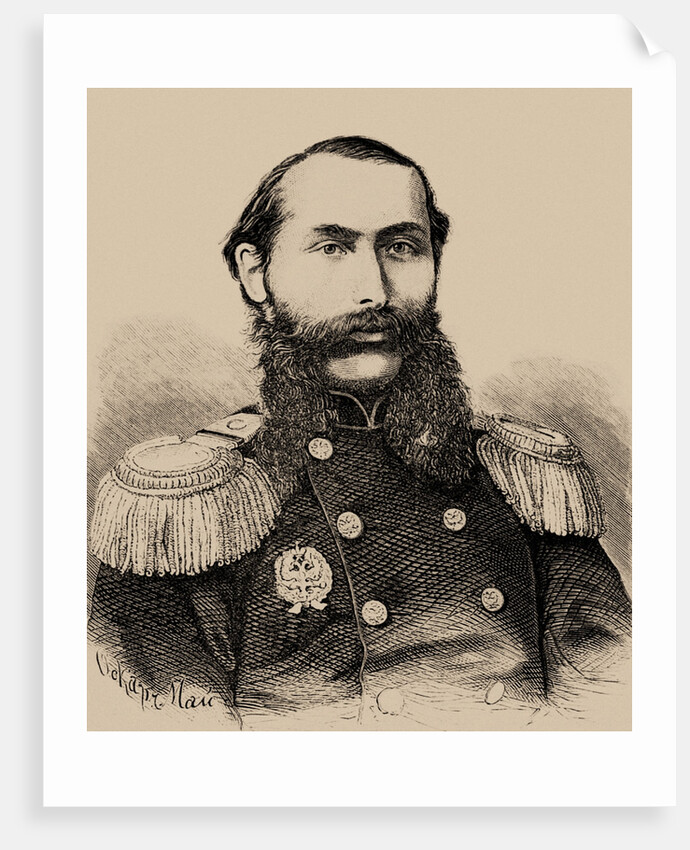Portrait of Amand Yegorovich Struve, 1870 by Anonymous