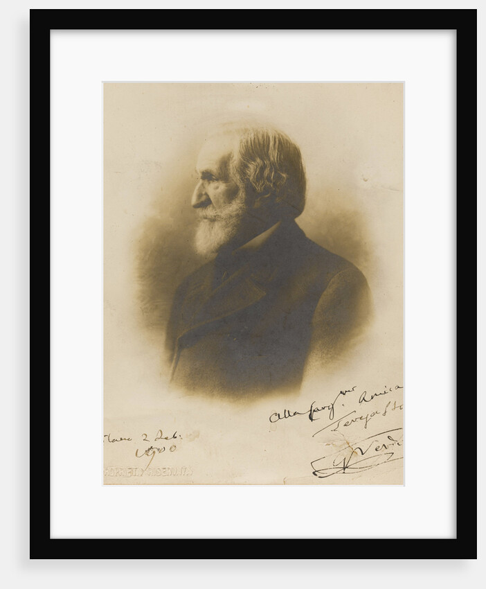 Portrait of the Composer Giuseppe Verdi, c. 1900 by Anonymous