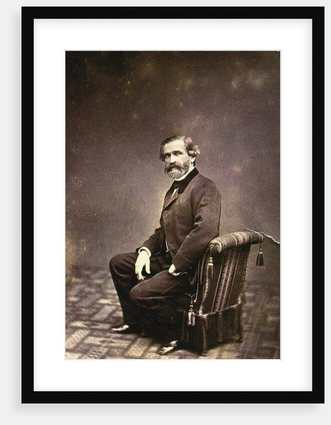 Portrait of the Composer Giuseppe Verdi, 1874 by Anonymous