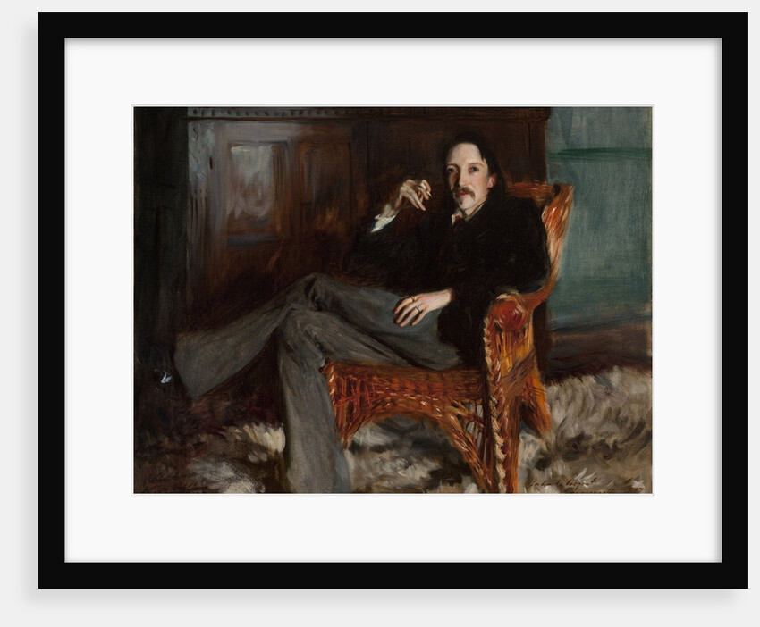 Portrait of Robert Louis Stevenson, 1887 by Anonymous