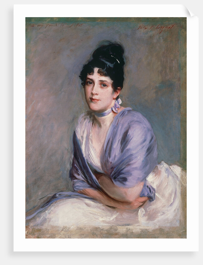 Portrait of Elizabeth Lily Millet, née Merrill, ca 1885 by Anonymous