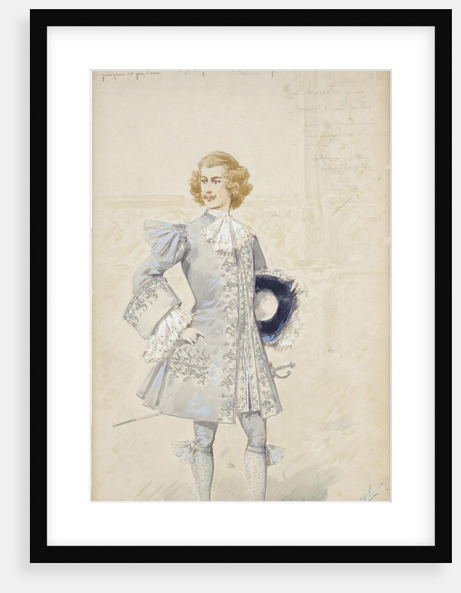 Costume design for the opera La Traviata by Giuseppe Verdi, 1899 by Anonymous