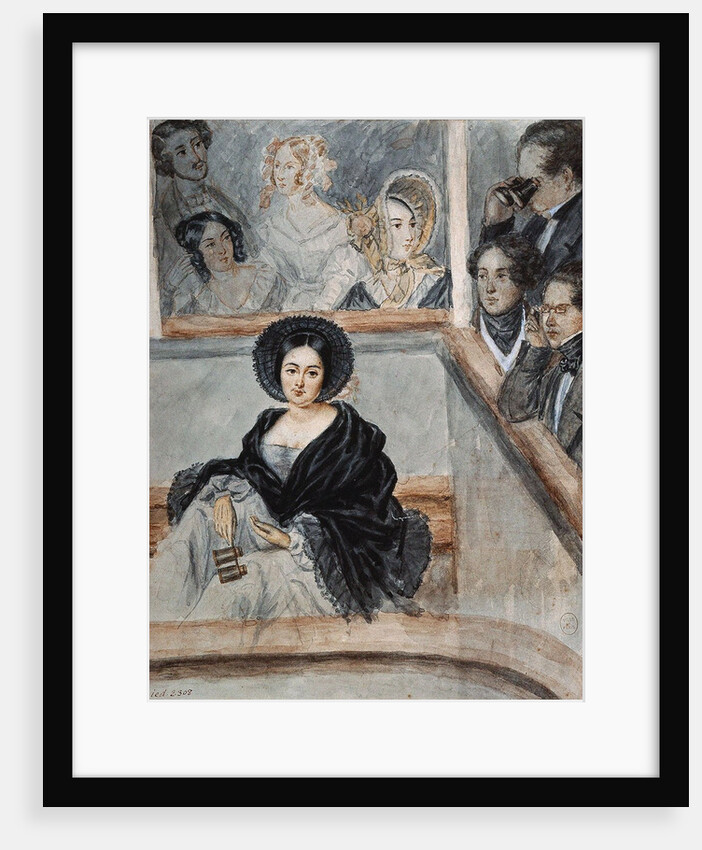 Marie Duplessis, La Dame aux Camélias, 1845 by Anonymous