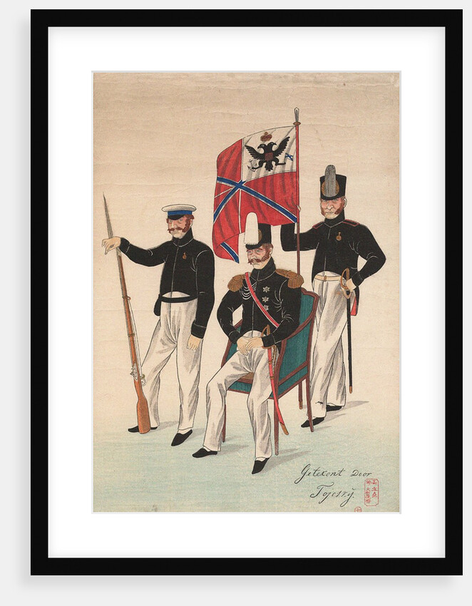 Vice admiral Count Yevfimy Putyatin at Nagasaki in 1853, c. 1853 by Anonymous