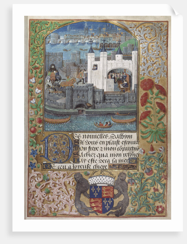 The Tower of London, the Custom House and Charles d?Orléans imprisonment in the Tower. From: Pseudo- by Anonymous