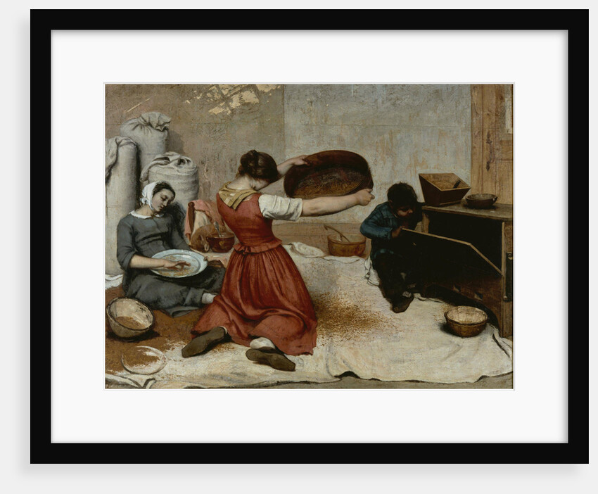 The Wheat Sifters (Les Cribleuses de Blé), 1854 by Anonymous
