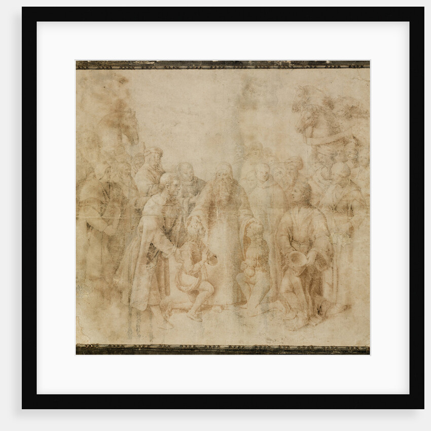 Saint Benedict receiving Maurus and Placidus, ca 1503 by Anonymous