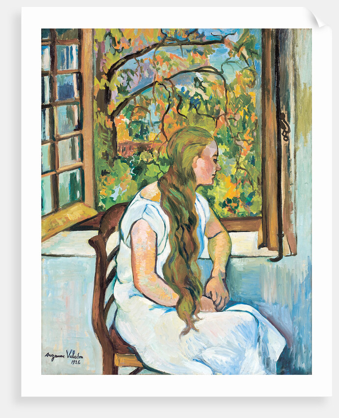 Germaine Utter at her window, 1926 by Anonymous