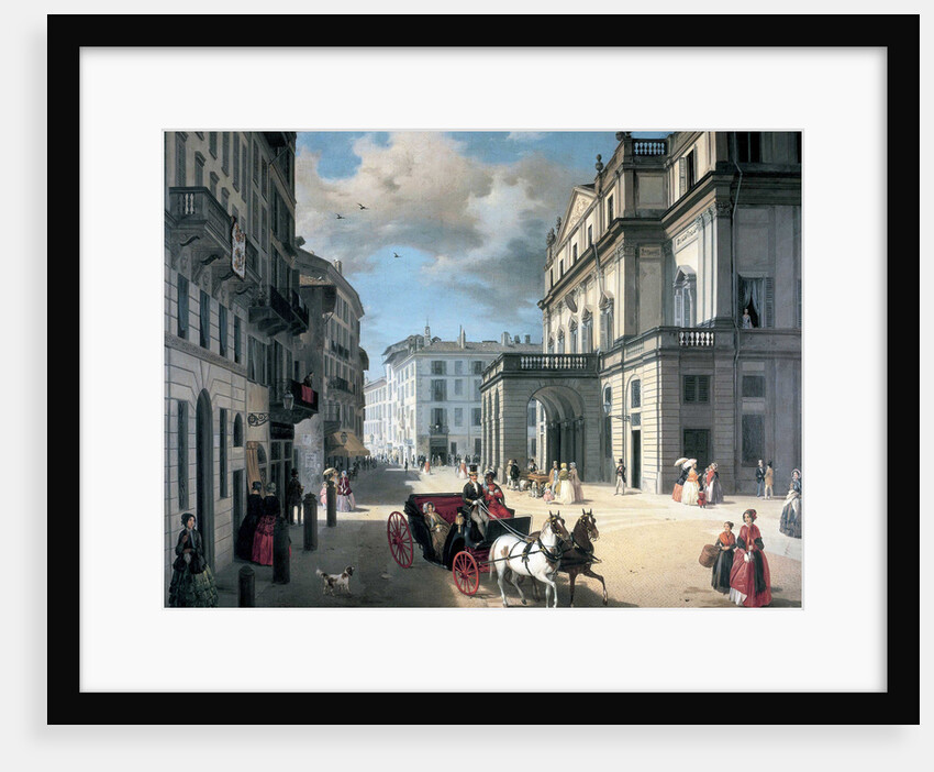 Teatro alla Scala, 1852 by Anonymous