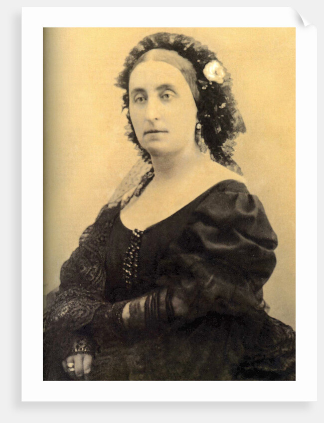Portrait of Giuseppina Strepponi, 1877 by Anonymous